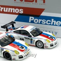 NSR NSRSET14 Porsche Brumos 997 Daytona 24h, #58 & #59 1/32 Slot Car Set 2 Cars