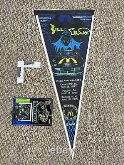 RARE Bill Elliott Batman Forever Pennant + Hot Wheels Thunderbat Batman #94