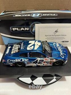 RARE Signed Kyle Larson 2018 Patriotic Chicagoland Raced Version 124 Liquid