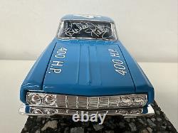 RICHARD PETTY #461/660 AUTOGRAPHED 64 PLYMOUTH BELVEDERE #43 NASCARkw1123-727