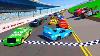 Race Cars 2 Daytona Mcqueen Chick Hicks The King Dinoco And All Cars Friends Videos U0026 Songs