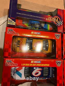 Racing Champions Lot of 7 Cars 124 NASCAR Multiple Editions NIB jeff gordon set