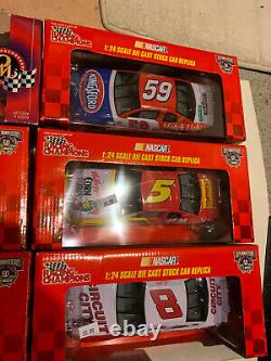 Racing Champions Lot of 7 Cars 124 NASCAR Multiple Editions NIB jeff gordon set