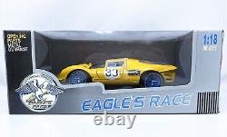 (Rare)'67 Daytona 24hr Yellow Ferrari 412P #33 (EaglesRace) 118 Diecast-In Box