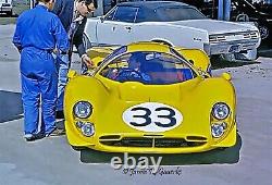 (Rare)'67 Daytona 24hr Yellow Ferrari 412P #33 (EaglesRace) 118 Diecast-In Box