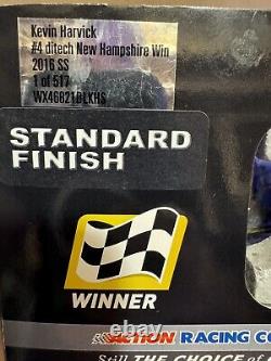 Rare Kevin Harvick #4 Ditech New Hampshire Win 2016 1/24 Nascar Diecast