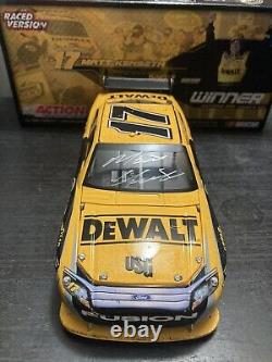 Rare! Read All! 2009 Matt Kenseth Signed Dewalt Daytona 500 Win Raced Version