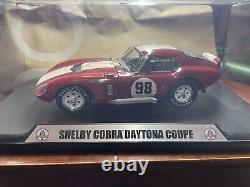 (Rare) Shelby Collectibles 65 Shelby Cobra #98 Daytona Coupe118 Die Cast-In Box