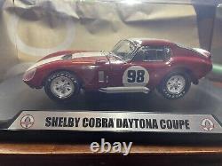 (Rare) Shelby Collectibles 65 Shelby Cobra #98 Daytona Coupe118 Die Cast-In Box