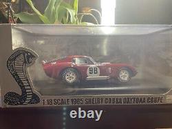 (Rare) Shelby Collectibles 65 Shelby Cobra #98 Daytona Coupe118 Die Cast-In Box