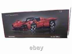 Red ferrari building block Daytona SP3 43143 Compatible