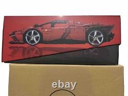 Red ferrari building block Daytona SP3 43143 Compatible