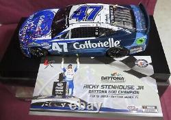 Ricky Stenhouse Jr, Daytona 500 Win, #47, 1/24 2023 Rcca Elite Chevy Camaro Zl1