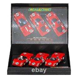 Scalextric 1967 Daytona 24 Triple Pack 132 Slot Race Cars Limited Edition Bo