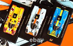 THREE CARS! Spark 1/43 1970 Porsche 917K #1 Gulf Daytona +#2 Martini + #12 Noris