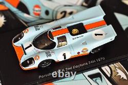 THREE CARS! Spark 1/43 1970 Porsche 917K #1 Gulf Daytona +#2 Martini + #12 Noris