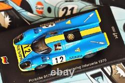 THREE CARS! Spark 1/43 1970 Porsche 917K #1 Gulf Daytona +#2 Martini + #12 Noris