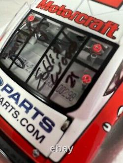 TREVOR BAYNE #21 2013 Motorcraft Retro DAYTONA SIGNED x7 124 MINT 1/630 Wood