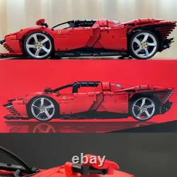 Unbranded Technic Ferrari Daytona SP3 Racing Car Model Building Kit Collectible