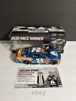 William Byron 2020 #24 Axalta Sea Glass Daytona Duel #2 Win 1/24