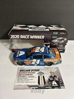 William Byron 2020 #24 Axalta Sea Glass Daytona Duel #2 Win 1/24