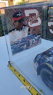 Wow Dale Earnhardt Sr #3 Gm Goodwrench Crash Nascar 112 1997 W Custom Display