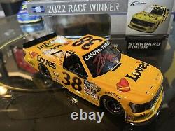 Zane Smith AUTOGRAPHED 2022 DAYTONA And COTA Wins 1/24 Love's Speedco 2-car Lot