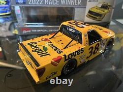 Zane Smith AUTOGRAPHED 2022 DAYTONA And COTA Wins 1/24 Love's Speedco 2-car Lot