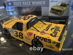 Zane Smith AUTOGRAPHED 2022 DAYTONA And COTA Wins 1/24 Love's Speedco 2-car Lot