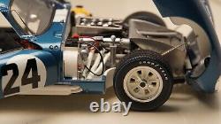 1/18 Exoto Légende de la Course Cobra Daytona Racing Bleu avec Autographe