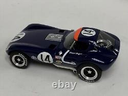 1/18 Réplique de la voiture Cheetah #17 de 1964 à Daytona en jaune de Ralph Slayer #23