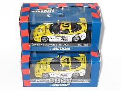 1/43 Corvette C5-R Équipe de course de la Corvette Racing Daytona 24 Hrs 2000 Voitures #3 & #4