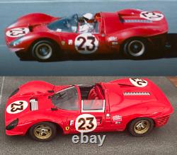 118 Ferrari 1967 Daytona 24 heures 1-2-3 finition ÉPIQUE Diorama 412 P, 330 P3, 330 P4