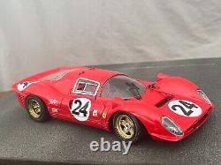 118 Ferrari 1967 Daytona 24 heures 1-2-3 finition ÉPIQUE Diorama 412 P, 330 P3, 330 P4