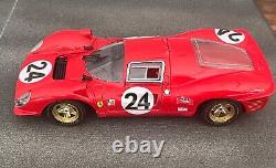 118 Ferrari 1967 Daytona 24 heures 1-2-3 finition ÉPIQUE Diorama 412 P, 330 P3, 330 P4