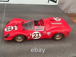 118 Ferrari 1967 Daytona 24 heures 1-2-3 finition ÉPIQUE Diorama 412 P, 330 P3, 330 P4