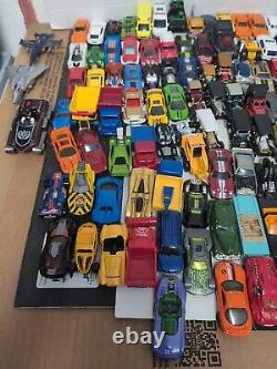 164 Hot wheels, Matchbox, Disney, Oldies Lot de voitures de 192 avions en vrac, Nascar