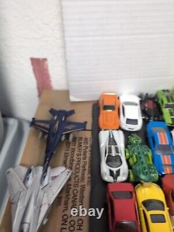 164 Hot wheels, Matchbox, Disney, Oldies Lot de voitures de 192 avions en vrac, Nascar