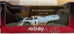 1970 Porsche 917K #1 Daytona 24 heures, Par AUTOart, 1/18 Échelle, NIB, Rare, #80031