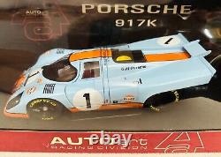 1970 Porsche 917K #1 Daytona 24 heures, Par AUTOart, 1/18 Échelle, NIB, Rare, #80031