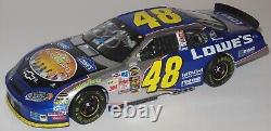 2004 Action Jimmie Johnson #48 Lowes Atlanta Course Gagnée 124 Voiture Signée Autographe