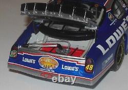 2004 Action Jimmie Johnson #48 Lowes Atlanta Course Gagnée 124 Voiture Signée Autographe