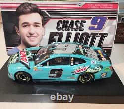 2018 Chase Elliott #9 Baja Blast Mountain Dew Chevy 1/24 Voiture