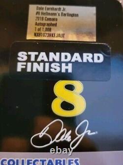 2019 Dale Jr #8 Hellman's Throwback 1/24 Diecast NASCAR Autographed <br/> 	 	 <br/>   Traduction en français: 2019 Dale Jr #8 Hellman's Throwback 1/24 Diecast NASCAR dédicacé