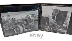 Album de photos de scrapbooking de course de voitures de course Daytona 1967 Découpage Image Vintage