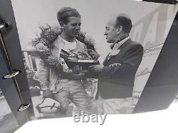 Album de photos de scrapbooking de course de voitures de course Daytona 1967 Découpage Image Vintage