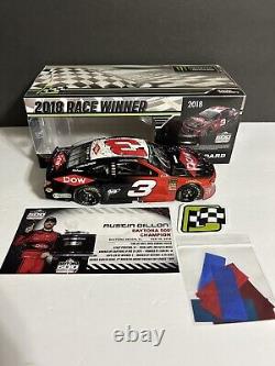 Austin Dillon 2018 #3 Dow Daytona 500 Win 1/24 Autographié