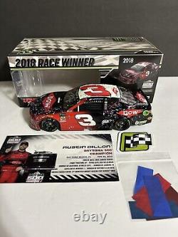 Austin Dillon 2018 #3 Dow Daytona 500 Win 1/24 Autographié