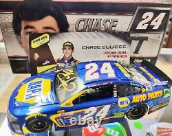 Chase Elliott Autographié 2017 #24 Napa Can-Am Duel #1 Victoire 1/24