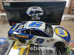 Chase Elliott Voiture Élite Autographiée en 1/24 Version Victoire de Course de Duel 2 à Daytona 2018